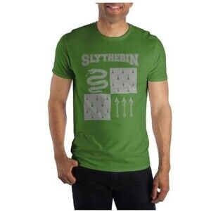Harry Potter Slytherin Element of Water Men's Green Tee T-Shirt Shirt-2XL